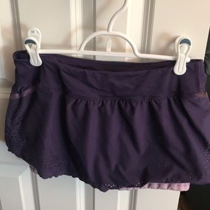 LULULEMON purple and pink SKORT
